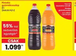 Interspar Piroska gyümölcsszörp ajánlat