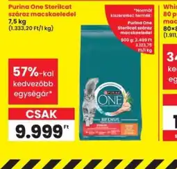 Interspar Purina One Sterilcat száraz macskaeledel ajánlat