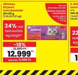Interspar Whiskas ajánlat