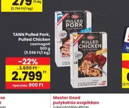 Interspar TANN Pulled Pork, Pulled Chicken ajánlat
