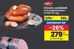 Interspar Krinolin, szafaládé ajánlat