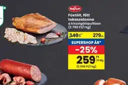 Interspar Füstölt, főtt tokaszalonna ajánlat