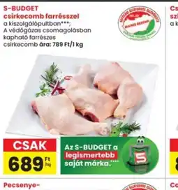 Interspar S-BUDGET csirkecomb farrésszel ajánlat