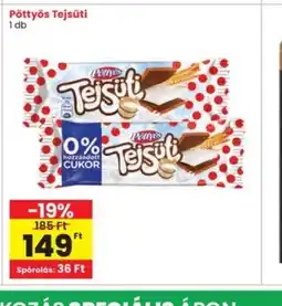 Interspar Pöttyös Tejsüti ajánlat