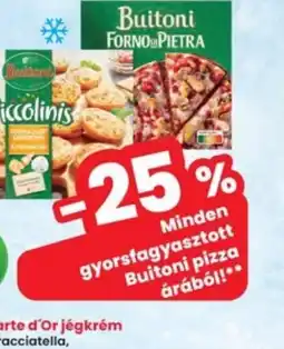 Interspar Buitoni gyorsfagyasztott pizza ajánlat