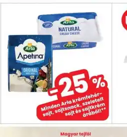 Interspar Arla sajtok és sajtkrémek ajánlat