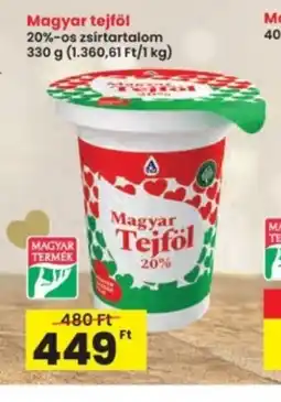 Interspar Magyar tejföl ajánlat