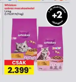 Interspar Whiskas száraz macskaeledel ajánlat