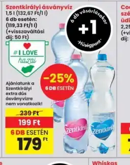 Interspar Szentkirályi ásványvíz ajánlat
