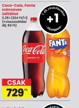 Interspar Coca-Cola, Fanta szénsavas üdítőital ajánlat