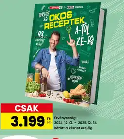 Interspar FŐZŐS ZÉ: OKOS RECEPTEK A-TL ZÉ-IG ajánlat