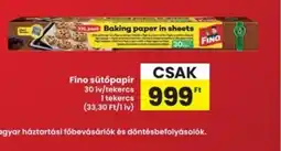 Interspar Fino sütőpapír ajánlat