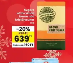 Interspar Sugars of the World barna nád kristálycukor ajánlat