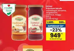 Interspar Univer Prémium lekvár ajánlat