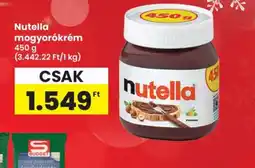 Interspar Nutella mogyorkrém ajánlat
