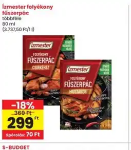 Interspar Ízmester folyékony fűszerpác ajánlat