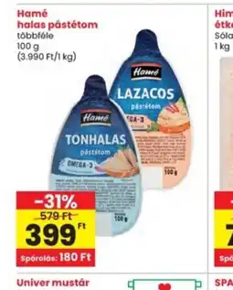 Interspar Hamé halas pástétom ajánlat