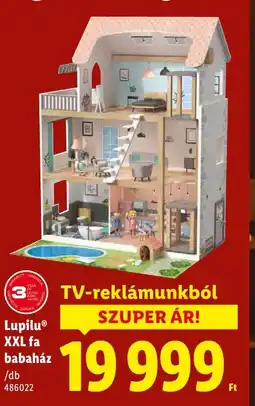 Lidl Lupilu XXL fa babaház ajánlat