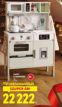Lidl Lupilu Fa játékkonyha ajánlat