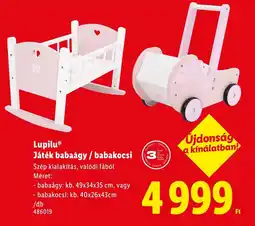 Lidl Lupilu Játék babaágy / babakocsi ajánlat