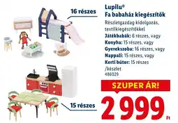 Lidl Lupilu Fa babaház kiegészítők ajánlat