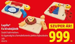 Lidl Lupilu Fa kirakójáték ajánlat