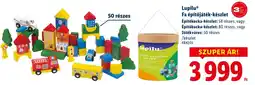 Lidl Lupilu Fa építőjáték-készlet ajánlat