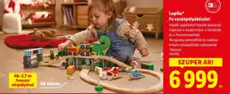 Lidl Lupilu Fa vasútpályakészlet ajánlat