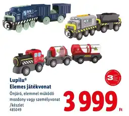 Lidl Lupilu Elemes játékvonat ajánlat