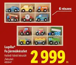 Lidl Lupilu Fa járműkészlet ajánlat