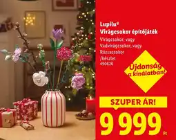 Lidl Lupilu Virágcsokor építőjáték ajánlat
