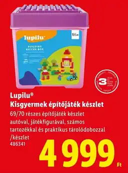 Lidl Lupilu Kisgyermek építőjáték készlet ajánlat