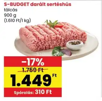 S-BUDGET darált sertéshús