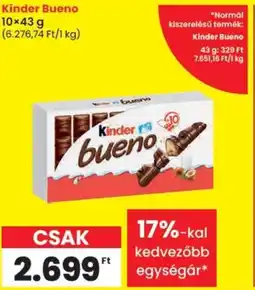 Spar Kinder Bueno ajánlat