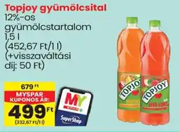 Spar Topjoy gyümölcsital ajánlat