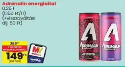 Spar Adrenalin energiaital ajánlat