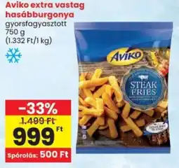Spar Aviko extra vastag hasábburgonya ajánlat