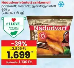 Spar Nádudvari rántott csirkemell ajánlat
