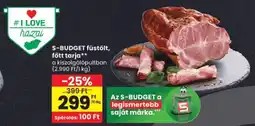Spar S-BUDGET füstölt, főtt tarja ajánlat