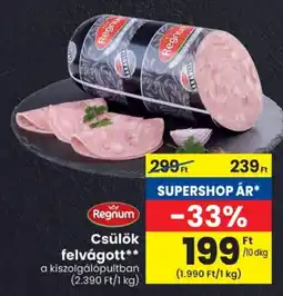 Spar Regnum Csülök felvágott ajánlat