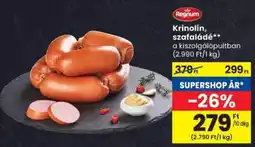 Spar Regnum Krinolin, szafaládé ajánlat