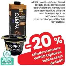 Spar Danone YOPRO tejital és tejdesszert ajánlat