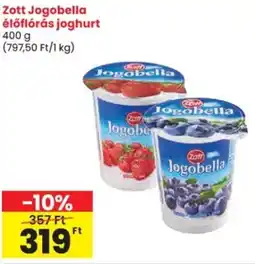 Spar Zott Jogobella élőflórás joghurt ajánlat