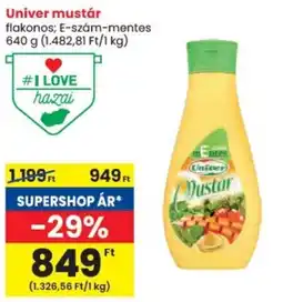 Spar Univer mustár ajánlat