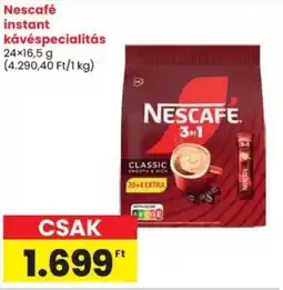 Spar Nescafé instant kávéspecialitás ajánlat