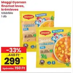 Spar Maggi Gyorsan finomat leves, krémleves ajánlat