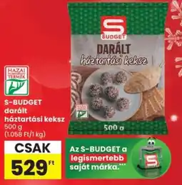 Spar S-BUDGET darált háztartási keksz ajánlat