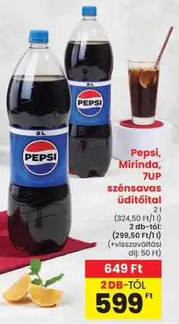 Spar Pepsi, Mirinda, 7UP szénsavas üdítőital ajánlat