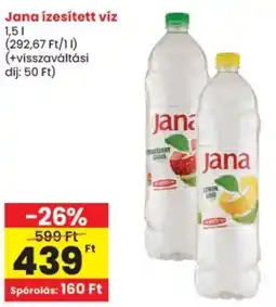 Spar Jana ízesített víz ajánlat