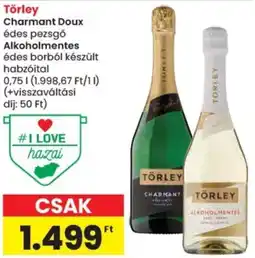 Spar Törley Charmant Doux, Alkoholmentes ajánlat